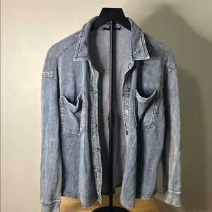 Jane and Delancey Light Blue Denim Shirt